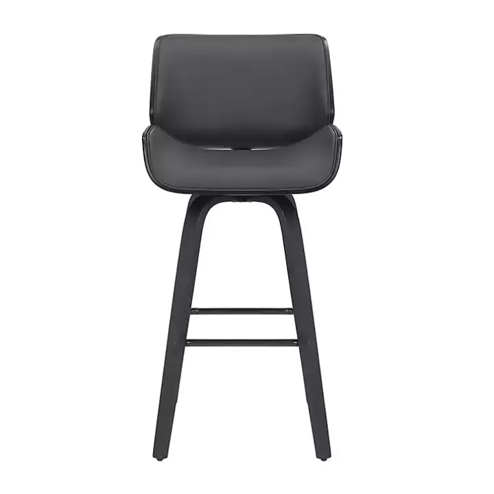 Shop Faux Leather Tyler Swivel Bar Stool Bar Stools & Counter Height Stools