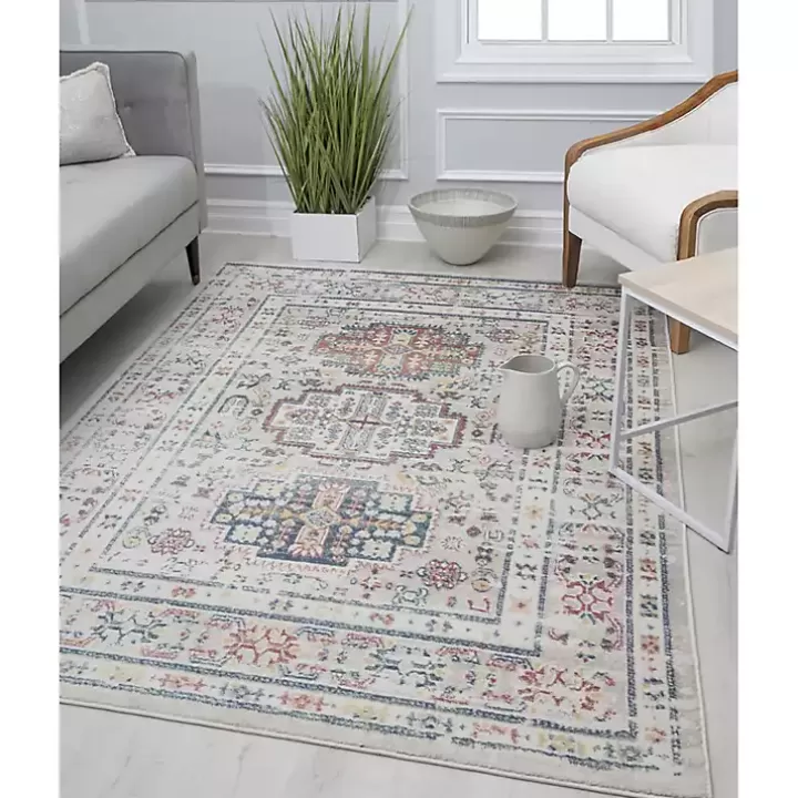 Clearance Gray Flaxen Sundara Gabriel Area Rug, 5x7 Area Rugs