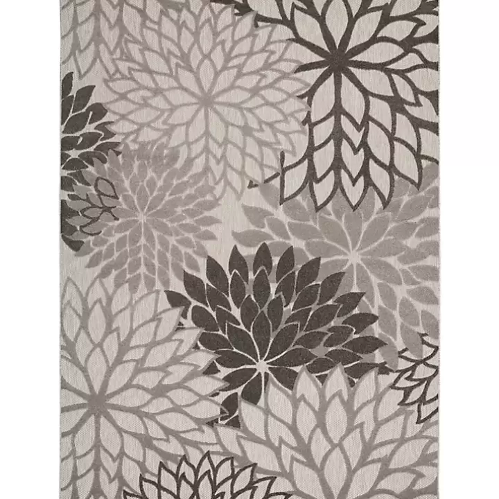 Flash Sale Floral Burst Outdoor Area Rug, 7x10 Outdoor Rugs