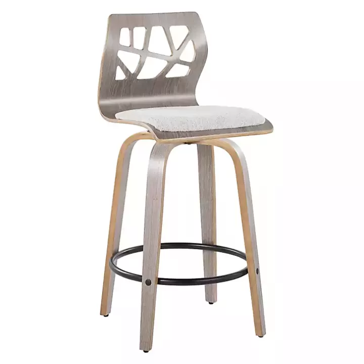 Online Golia Swivel Counter Stools, Set of 2 Bar Stools & Counter Height Stools