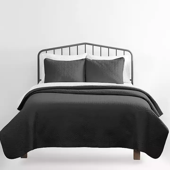 Hot Herring 3-pc. Queen Quilted Coverlet Set Bedspreads & Coverlets