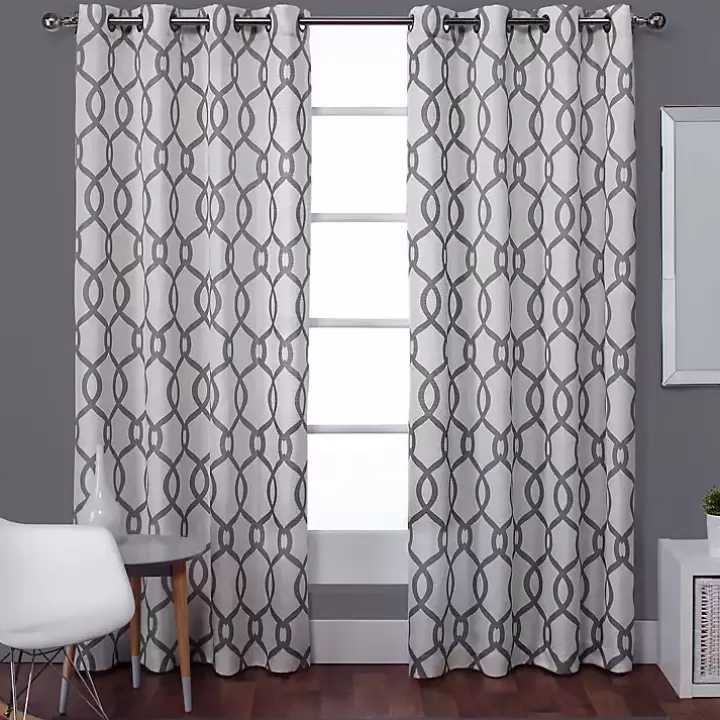 Shop Kenzie Curtain Panel Set, 108 in. Curtains & Drapes