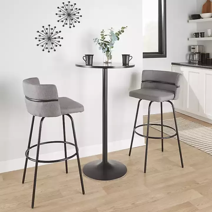 Online Metal Cinch Swivel Bar Stools, Set of 2 Bar Stools & Counter Height Stools