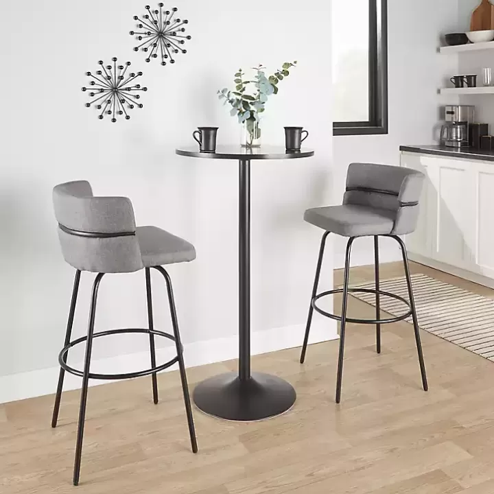 Online Metal Cinch Swivel Bar Stools, Set of 2 Bar Stools & Counter Height Stools