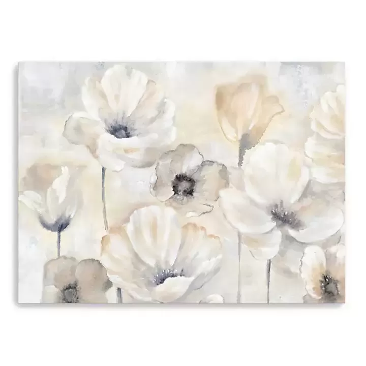 Sale Poppy Garden Landscape Canvas Art Print Canvas Art