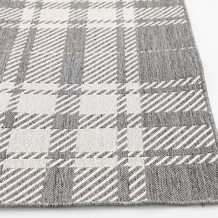 Cheap Priya Plaid Indoor/Outdoor Area Rug, 7x9 Outdoor Rugs