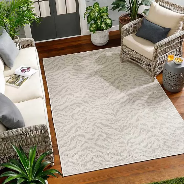 Cheap Gray Ravello Outdoor Rug, 7x10 Outdoor Rugs