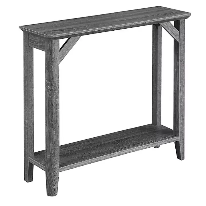 New Tapered Legs Rustic Console Table Console Tables