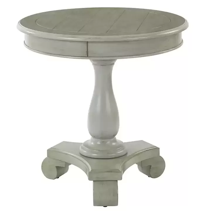 Store Traditional Round Pedestal Accent Table Accent & End Tables