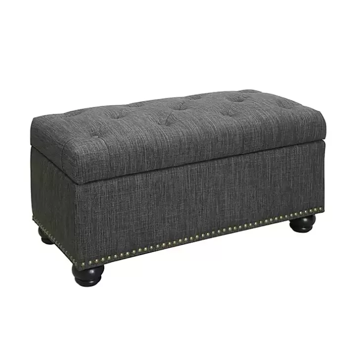 Online Tufted Jess Storage Ottoman Bench Benches & Ottomans