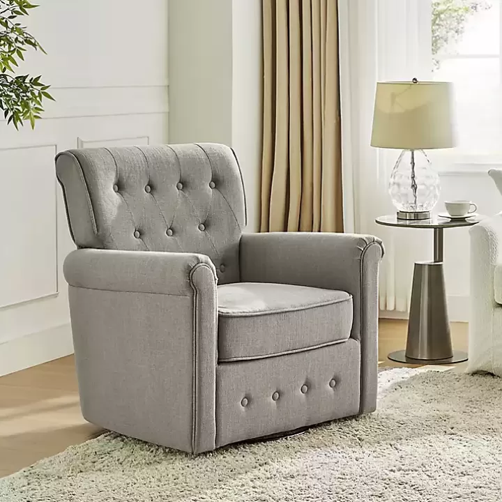 Discount Tufted Swivel Armchair Accent Chairs