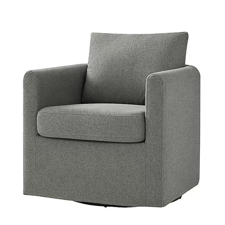 Hot Upholstered Vasser Slipcover Swivel Chair Accent Chairs