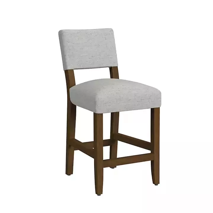 New Upholstered Wood Counter Stool Bar Stools & Counter Height Stools