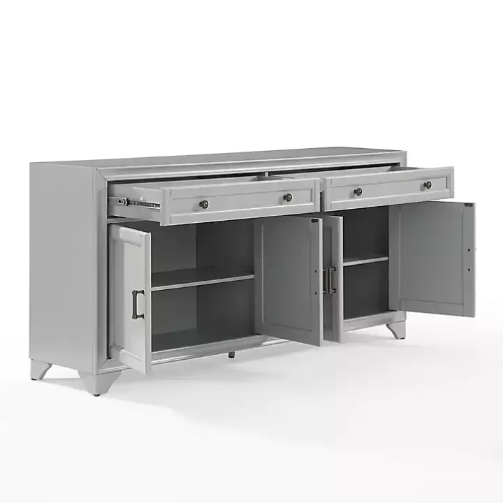 Outlet Wood 4-Door Sideboard Cabinet Cabinets & Sideboards