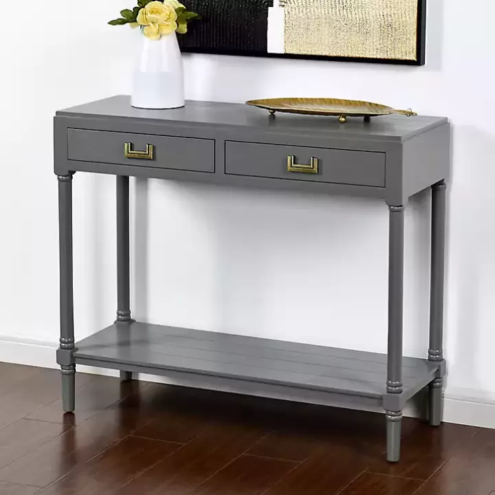 Hot Wood 2-Drawer Layla Console Table Console Tables