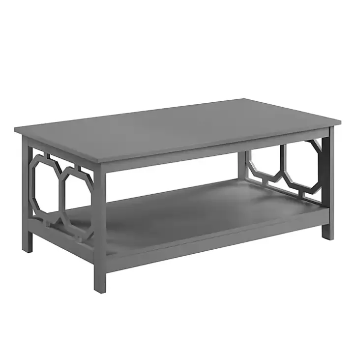 Fashion Wood Geometric Sides Coffee Table Coffee Tables