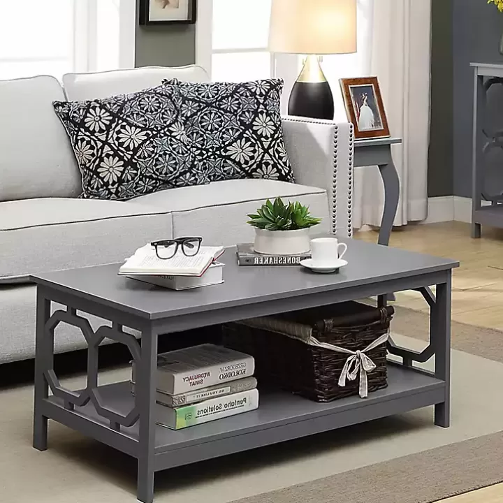 Fashion Wood Geometric Sides Coffee Table Coffee Tables