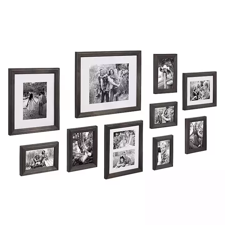 Hot Wood 10-pc. Gallery Wall Picture Frame Set Gallery Wall Frames