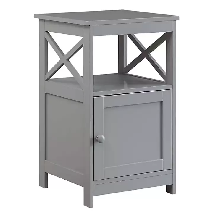 Fashion Wood X Sides Storage Accent Table Accent & End Tables