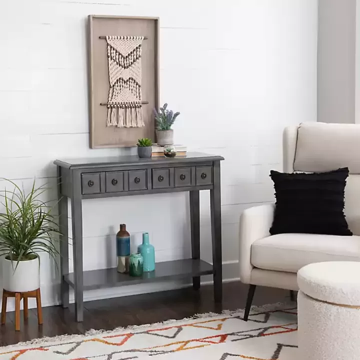 Fashion Wooden Console Table with Double Drawers Console Tables