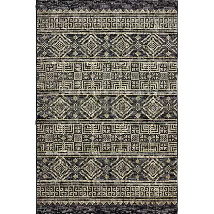 Flash Sale Greek Key Sun Shower Outdoor Area Rug, 5x8 Outdoor Rugs