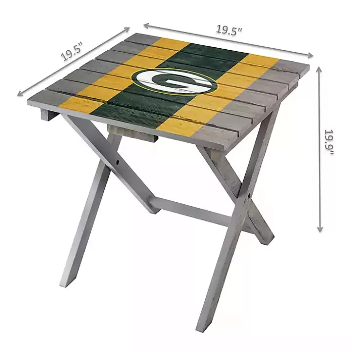 Online Green Bay Packers Folding Outdoor Table Outdoor Tables