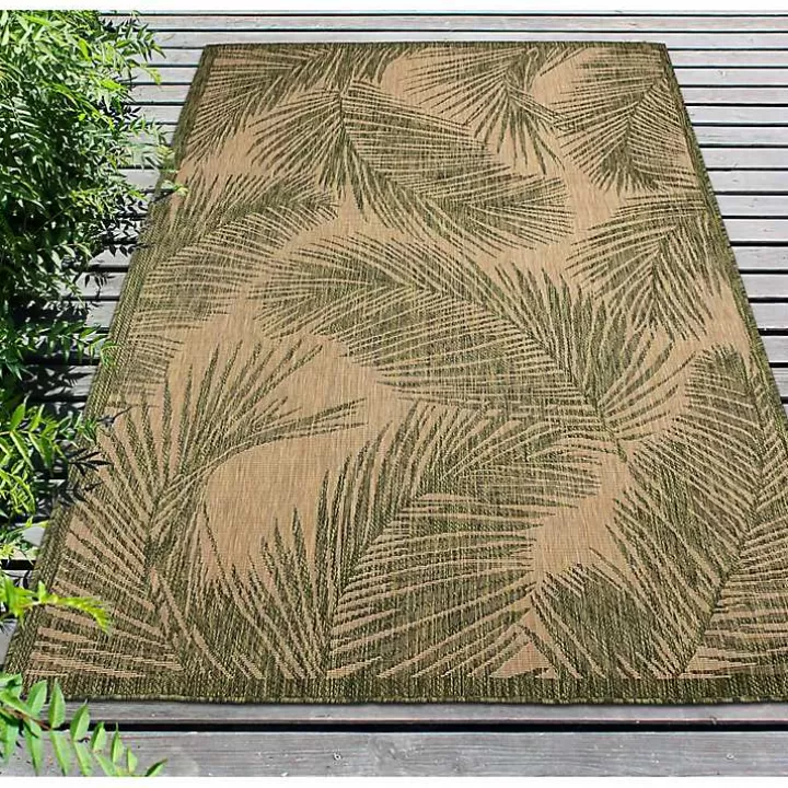 Sale Cabo Palm Indoor Outdoor Area Rug, 8x10 Outdoor Rugs