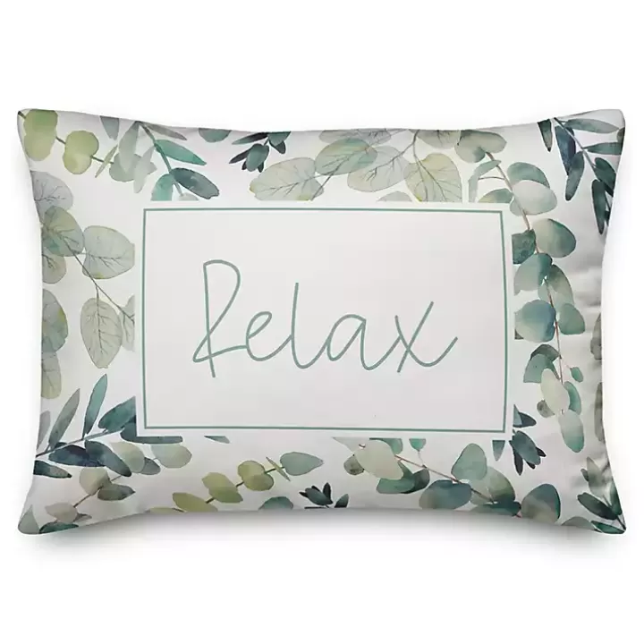 New Eucalyptus Relax Outdoor Pillow Outdoor Cushions & Pillows