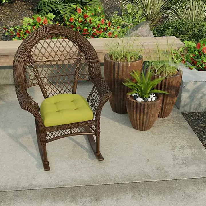 Hot French Edge 2-pc. Outdoor Wicker Cushion Set Outdoor Cushions & Pillows