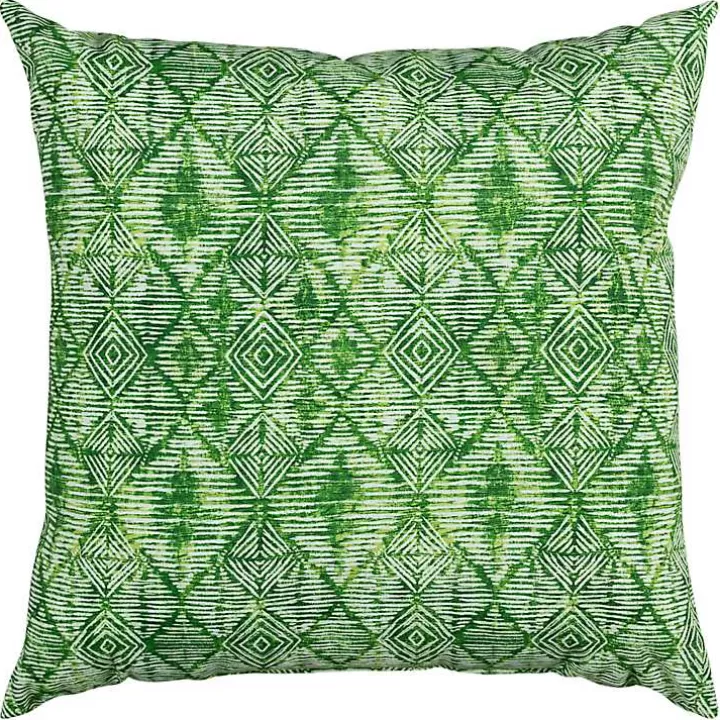 Online Geometric Diamonds Outdoor Pillow, 22 in. Outdoor Cushions & Pillows