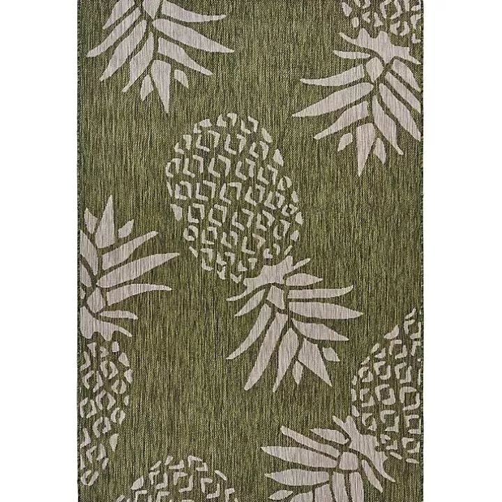 Best Pineapple Indoor/Outdoor Area Rug, 5x7 Outdoor Rugs