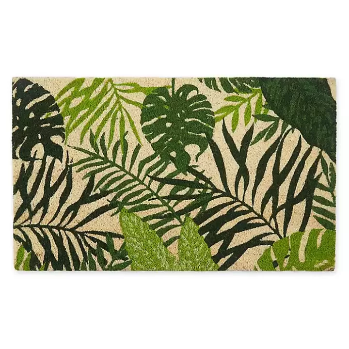 Outlet Tropical Fronds Doormat Doormats