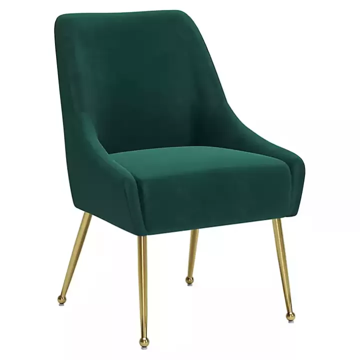 Clearance Velvet Gold Maxine Dining Chair Dining Chairs