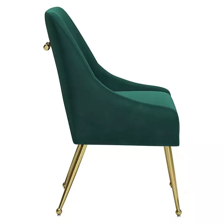 Clearance Velvet Gold Maxine Dining Chair Dining Chairs