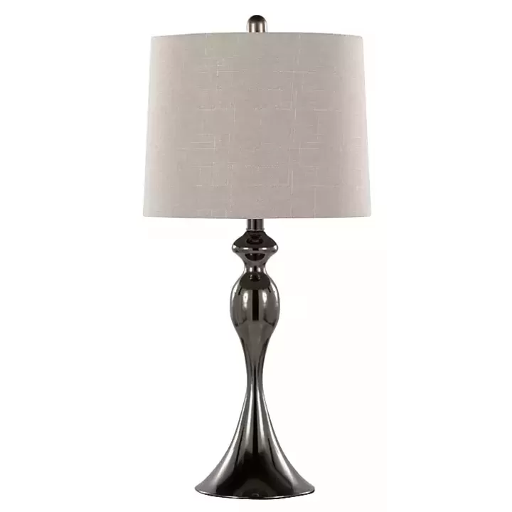 Outlet Gunmetal Ashland Table Lamps, Set of 2 Table Lamps