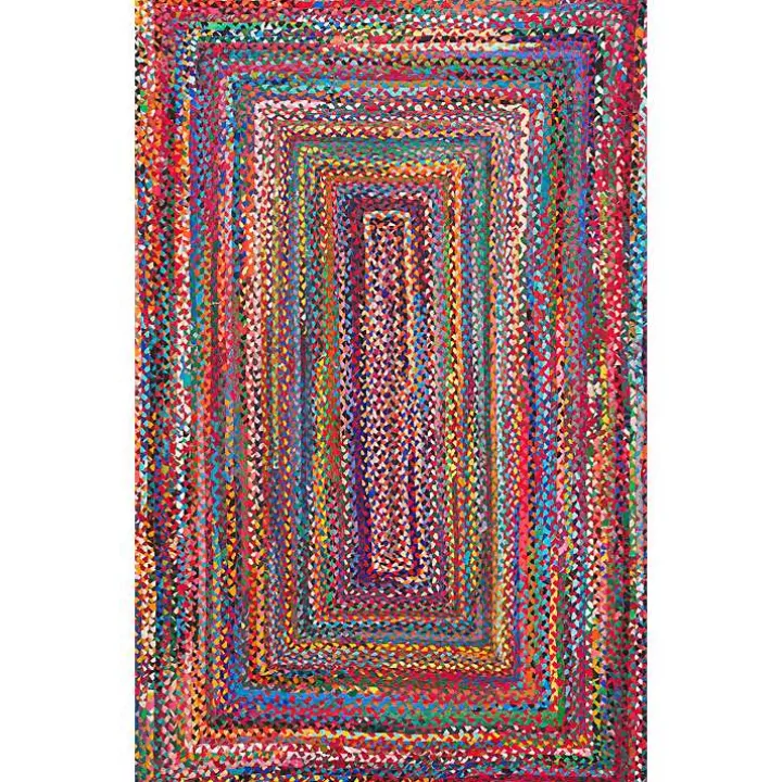 Shop Hand Braided Tammara Area Rug, 5x8 Area Rugs