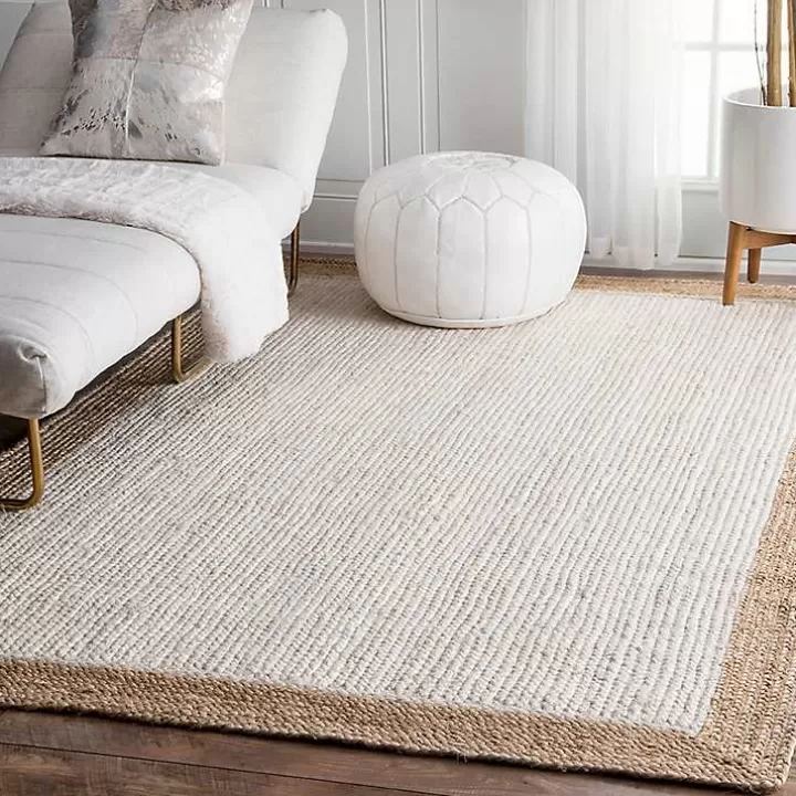 Best Sale Hand Woven Jute Eugene Area Rug, 4x6 Area Rugs