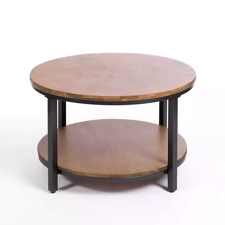 Shop Hayden Wood and Gunmetal Coffee Table Coffee Tables