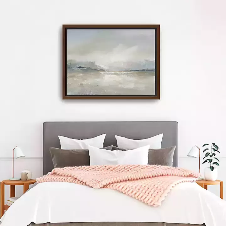 Cheap Hazy Horizon Framed Canvas Art Print Framed Art