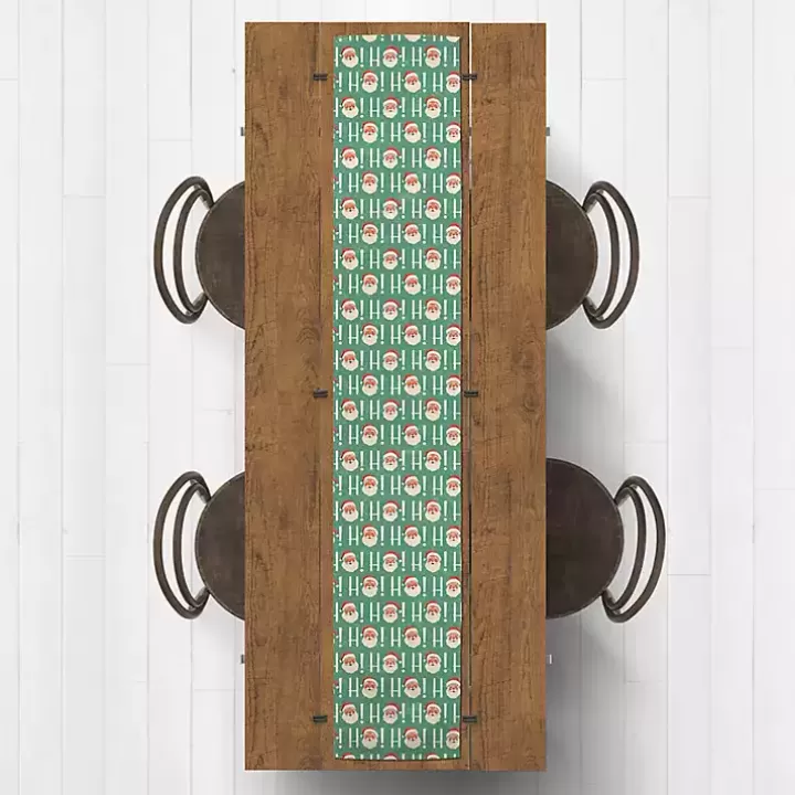 Outlet Ho Ho Ho Vintage Santa Table Runner, 90 in. Table Linens