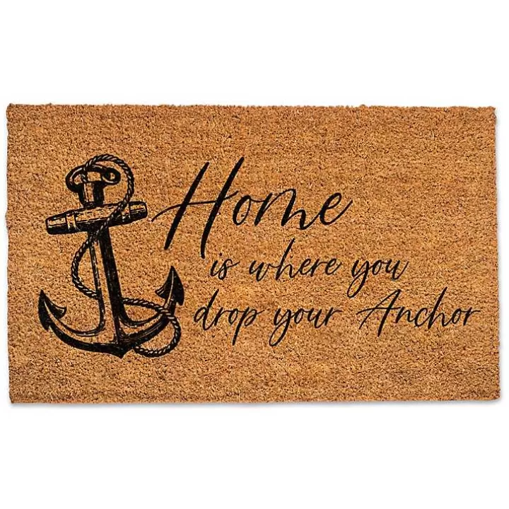 Best Sale Home is Where You Drop Your Anchor Doormat Doormats