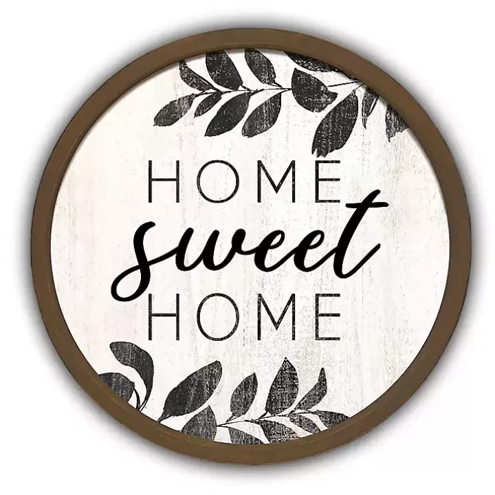 Hot Home Sweet Home Brown Framed Wall Plaque Wall Quotes & Signs