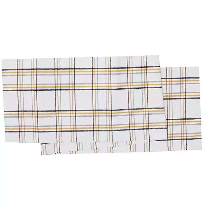 Flash Sale Honey Bee Plaid Table Runner Table Linens