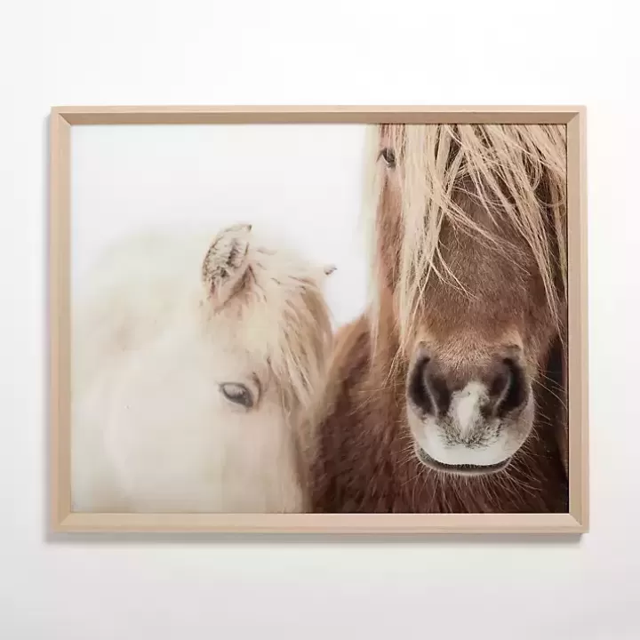 Outlet Horse Snuggle Framed Art Print Framed Art