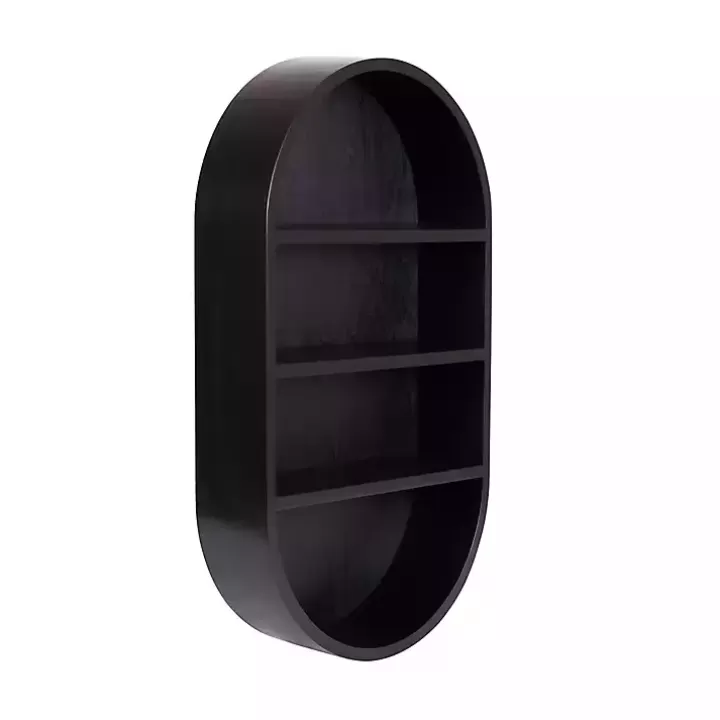 Online Hutton Black Capsule Wall Shelf Shelves