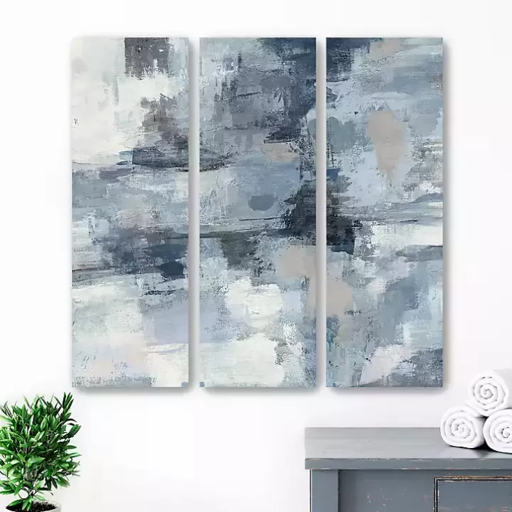 Cheap In The Indigo Clouds Canvas Art Prints, Set of 3 Canvas Art