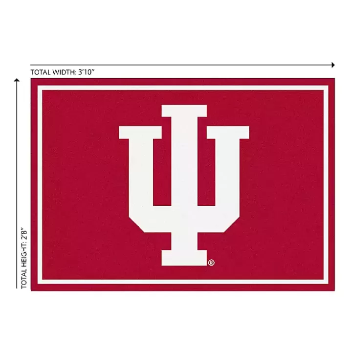 Sale Indiana University Area Rug, 3x4 Area Rugs