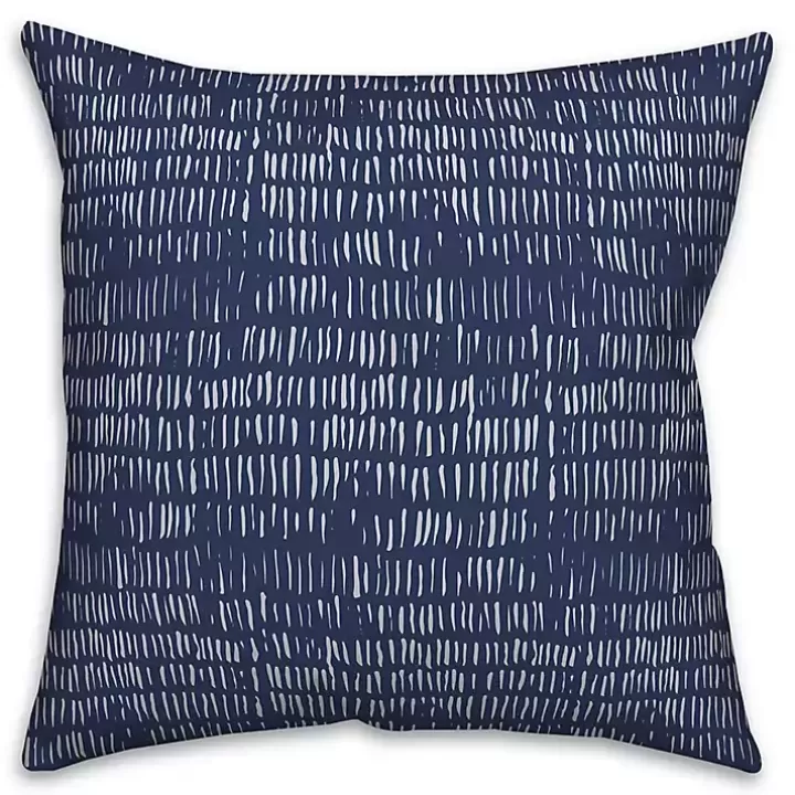 Best Sale Indigo Thatch Outdoor Throw Pillow Outdoor Cushions & Pillows