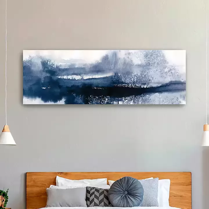 Hot Indigo Tides Giclee Canvas Art Print Canvas Art