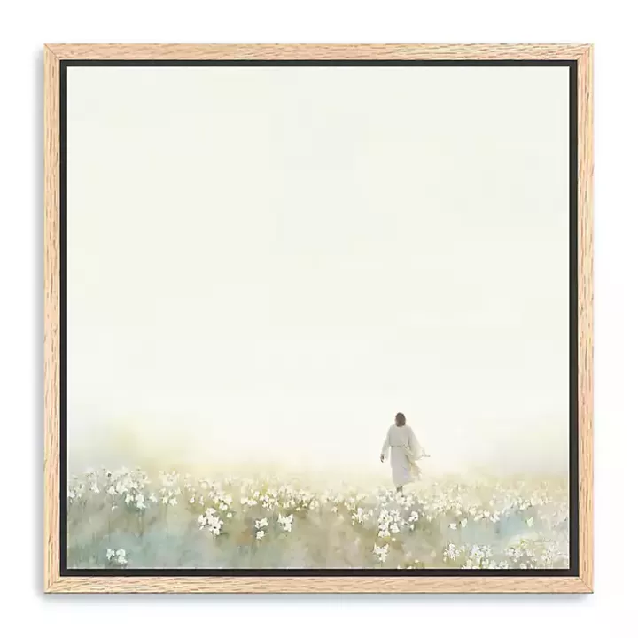 Shop Into the Light Framed Canvas Art Print, 30x30 Canvas Art